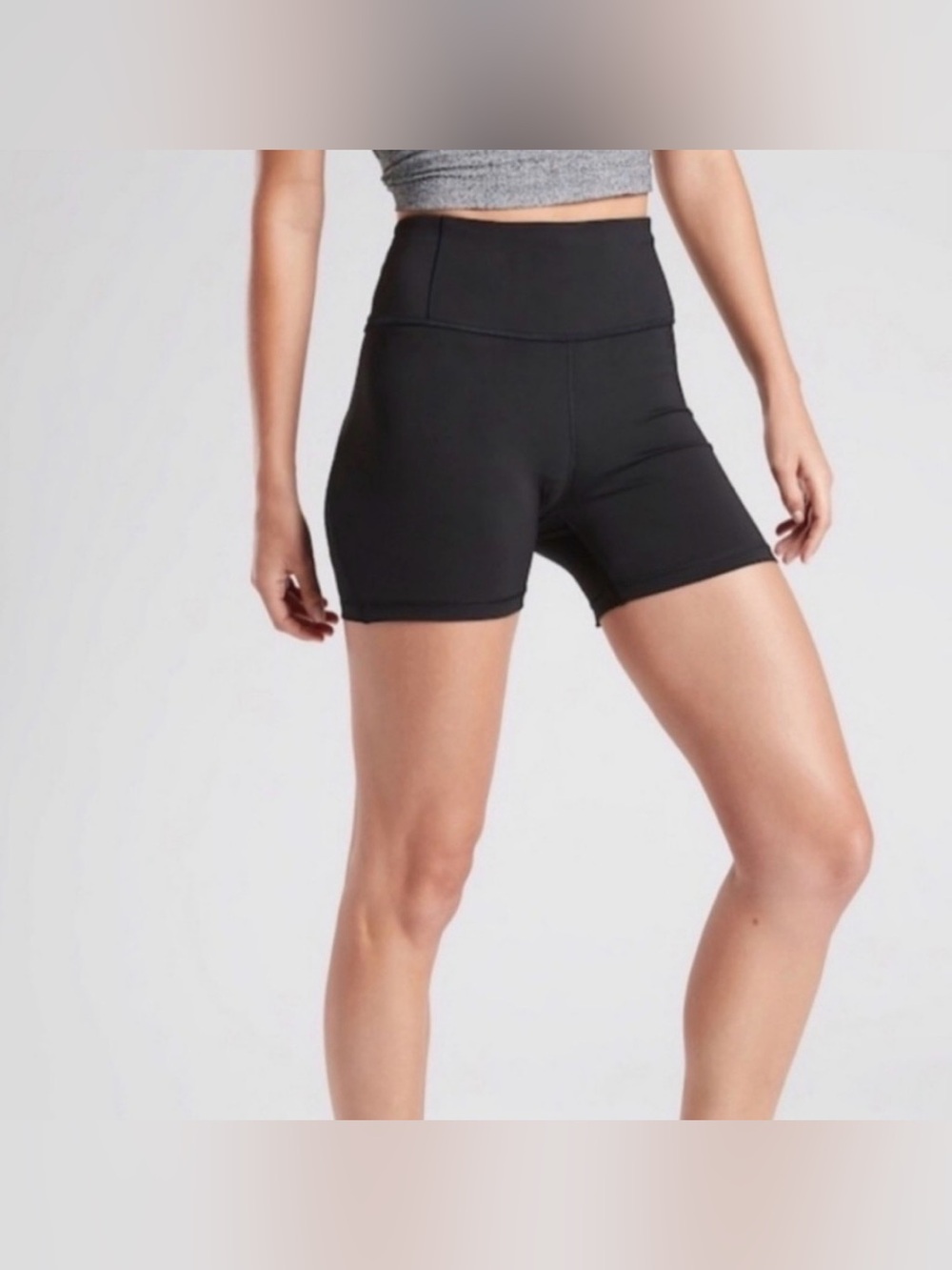 Athleta Lightning Bike Short 5”, Black, Size XL